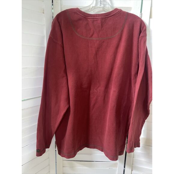 Columbia Men’s Maroon Sweatshirt Pullover Long Sleeve Sz Large - Picture 5 of 5